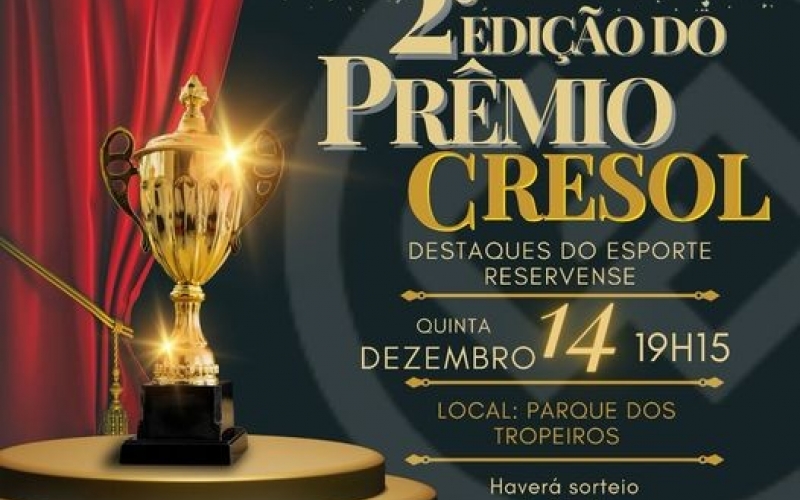 2ª Edição do Prêmio Cresol - Destaques do Esporte Reservense