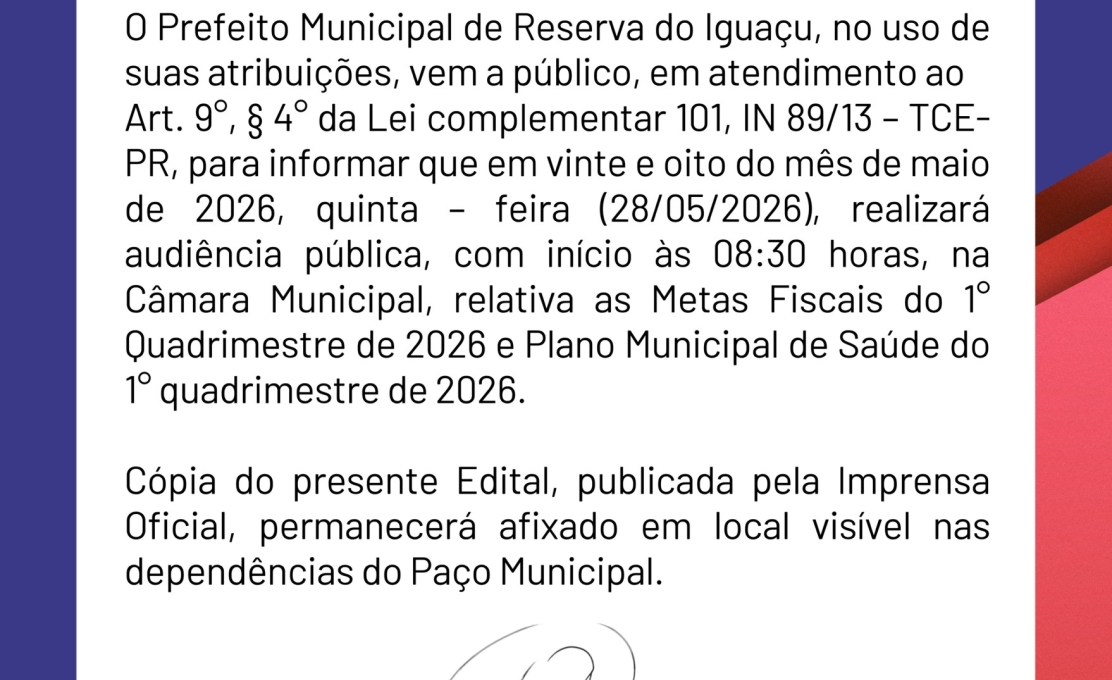 AUDIÊNCIA PÚBLICA