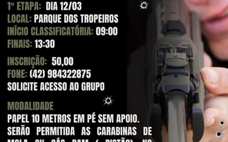 1° Campeonato de Tiro Esportivo de Pressão Brothers