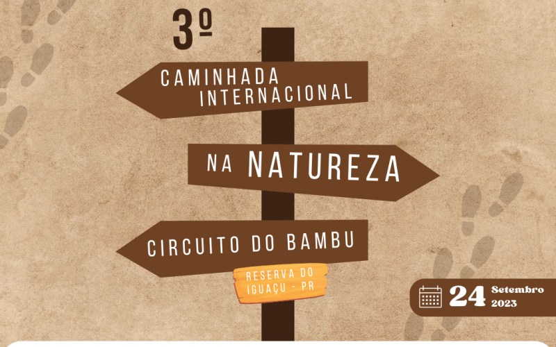 FALTA 5 DIAS PARA A 3° CAMINHADA NA NATUREZA - CIRCUITO DO BAMBU