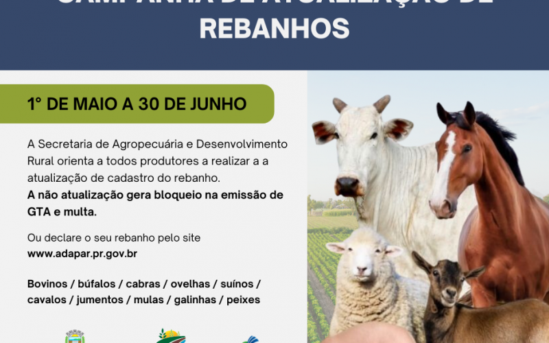CAMPANHA DE ATUALIZAÇÃO DE REBANHOS