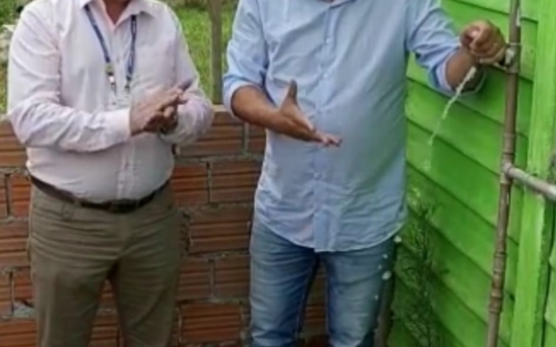 COMUNIDADE CARVOEIRA FINALMENTE TEM ACESSO A ÁGUA