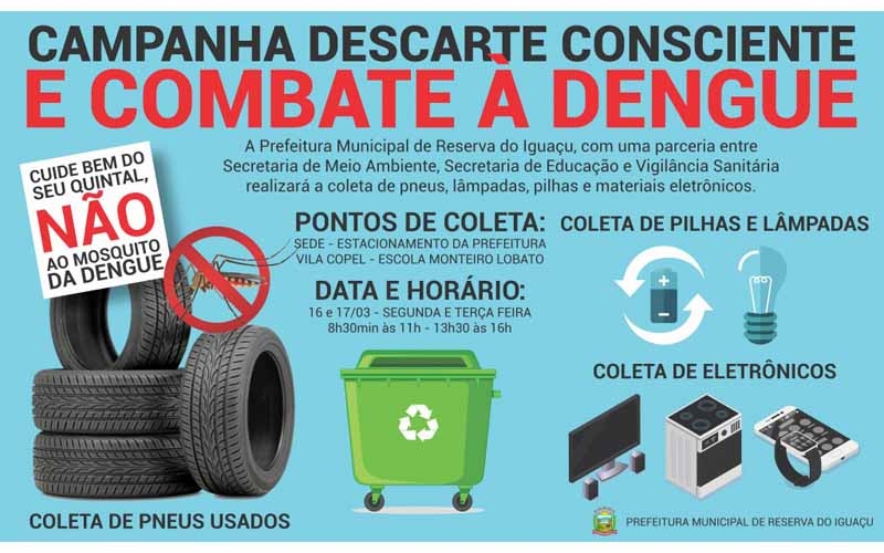 Campanha de Descarte Consciente e Combate à Dengue