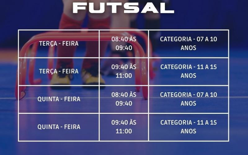  ESCOLINHA DE FUTSAL 