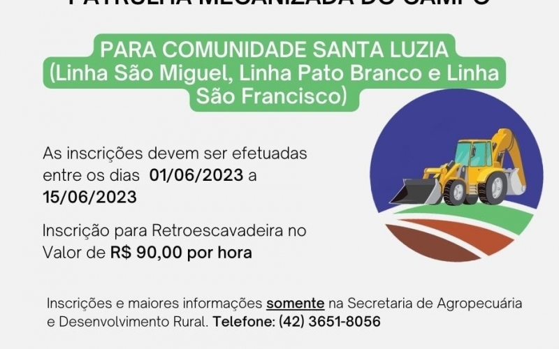 PROGRAMA PATRULHA MECANIZADA DO CAMPO