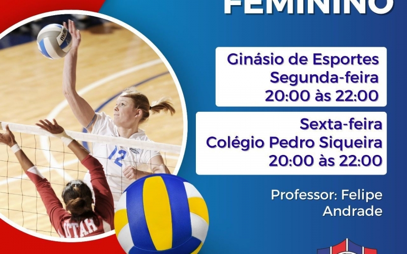 TREINOS DE VÔLEI FEMININO