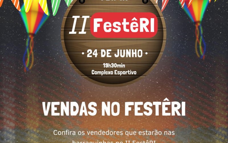 VENDAS NO FESTÊRI